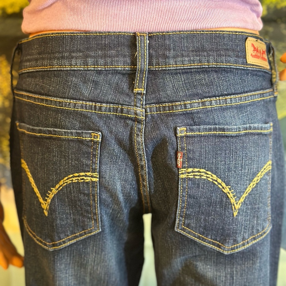 Levi's Women's Dark Blue Straight Jeans